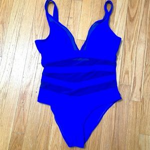 Bright Royal Blue Women’s Bathing Suit. NWOT
